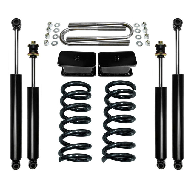 3"/4" Leveling Lowering Kit For 1982-2004 Chevy Blazer 2WD V6 with Shocks