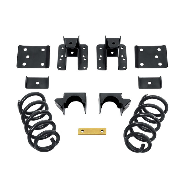 3" Front 7" Adj Rear Lowering Kit For 2014-2018 Chevy Silverado GMC Sierra V6