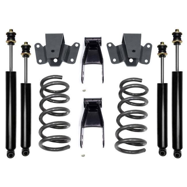 2"/4" Drop Lowering Kit w/ Full Shocks For 1997-2004 Ford F150 V6 2WD