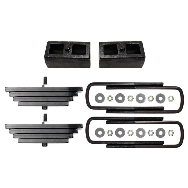 2.8" Front 1" Rear Leveling Lift Block Kit For 1999-2004 Ford F250 4X4