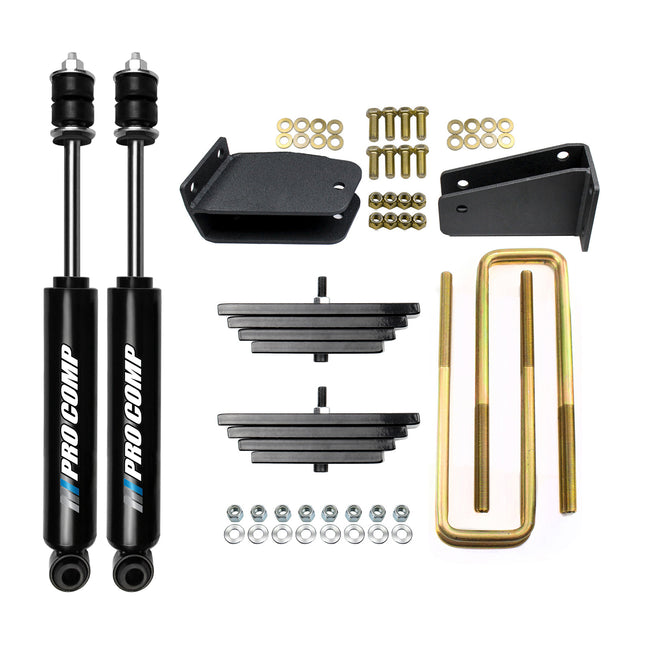 1980-1986 Ford F250 4X4 2" Adj Front Leveling Lift Kit w/ Pro Comp Shocks