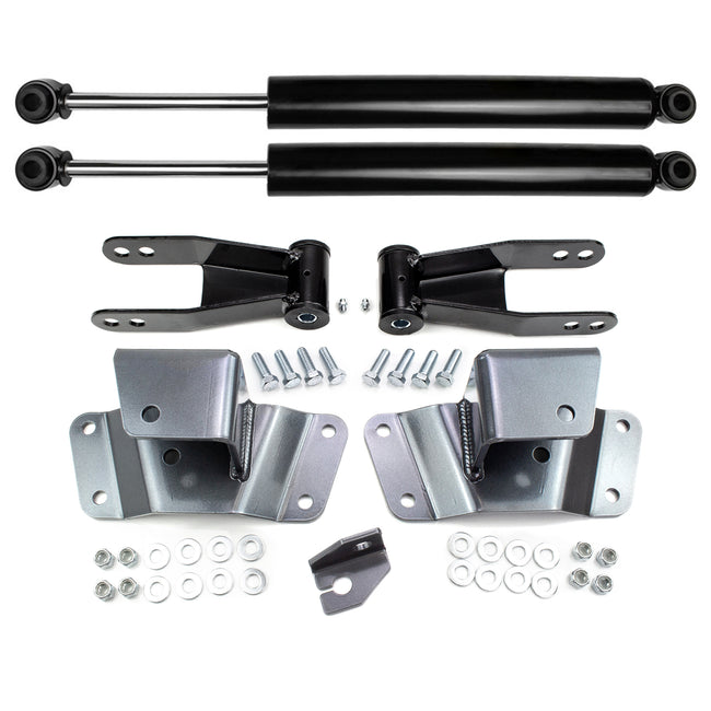 4" Rear Lowering Kit For 1988-1998 Chevy Silverado GMC Sierra 1500 2WD w/ Shocks