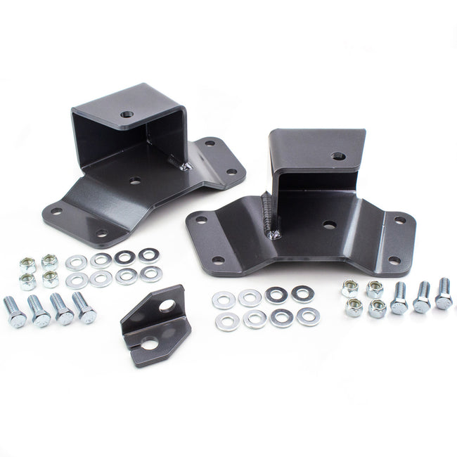 For 1988-1998 Chevy Silverado GMC Sierra 1500 2WD 4" Rear Lowering Kit w Shocks