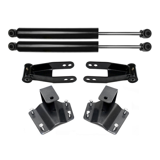 4" Rear Drop Lowering Kit w Shocks For 1999-2007 Chevy Silverado GMC Sierra 2WD