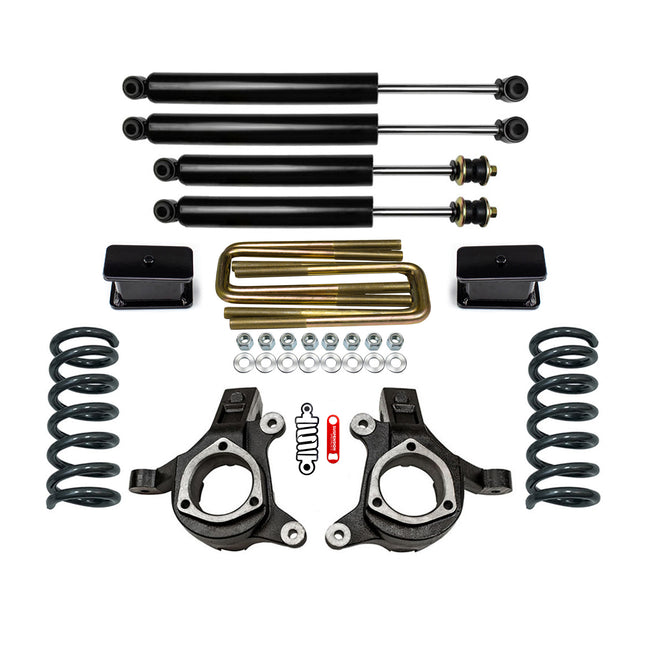 5"/3" Full Lift Kit For 1999-2007 Chevy Silverado GMC Sierra V6 2WD w/ Shocks