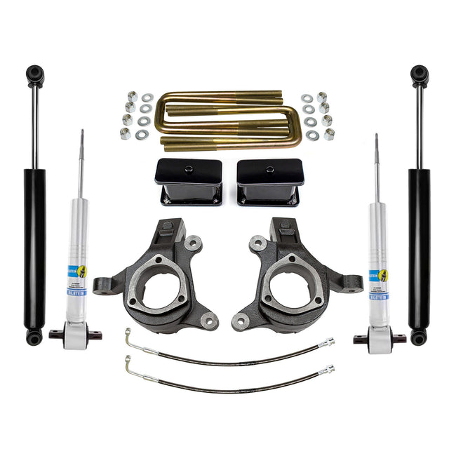 4.5" Lift Leveling Kit For 2014-2016 Chevy Silverado GMC Sierra 2WD w/ Shocks
