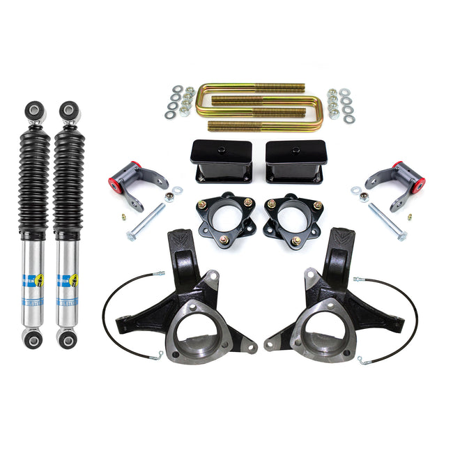 7.5"/4" Lift Kit For 2007-2013 Chevy Silverado GMC Sierra 2WD 6LUG w/ Bilsteins