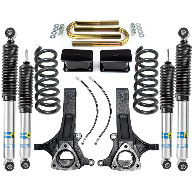 7"/4" Lift Kit For 2002-2008 Dodge Ram 1500 2WD 4.7L V8 w/ Bilstein Shocks