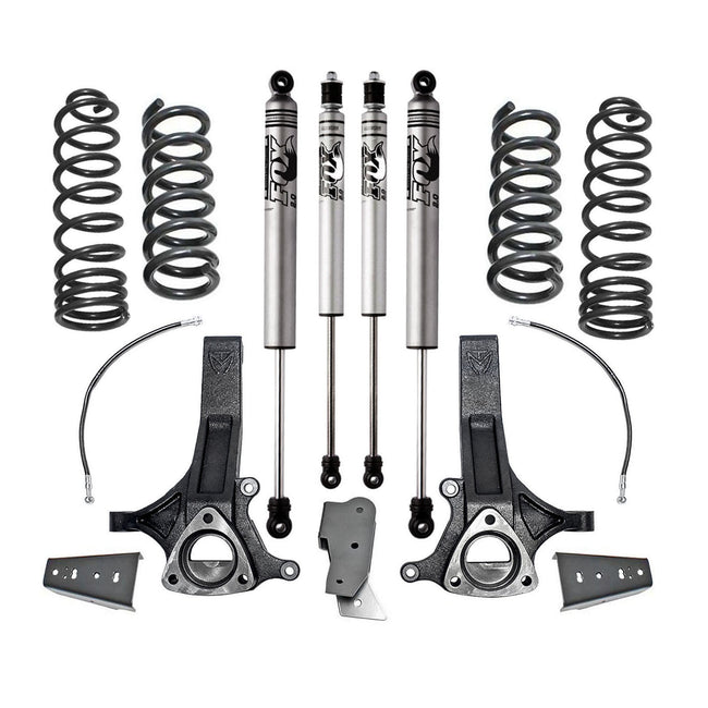 7"/3" Lift Kit w Fox Shocks For 2009-2018 Dodge Ram 1500 V8 4.7L 2WD