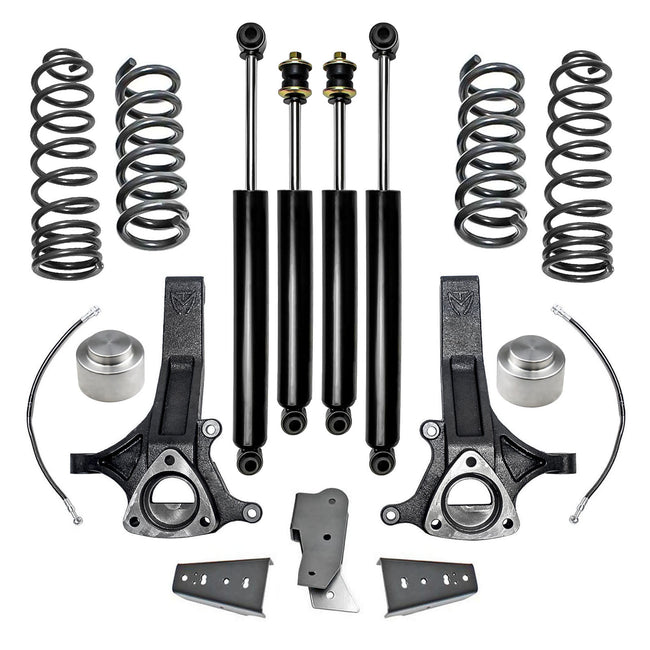 7"/5" Leveling Lift Kit For 2009-2018 Dodge Ram 1500 V8 4.7L 2WD w/ Shocks