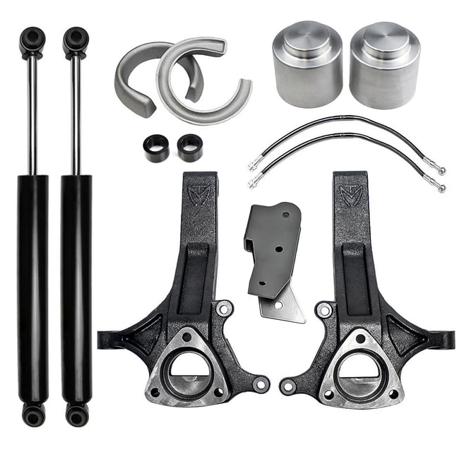 Fits 2009-2018 Dodge Ram 1500 2WD 2019-2023 Classic 6.5" Front 3" Rear Lift Kit