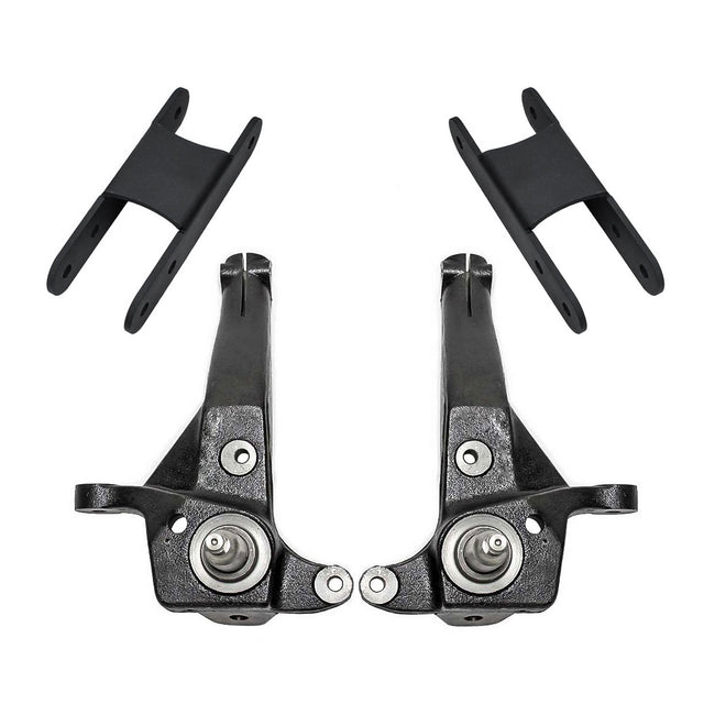 4" Lift Spindle Kit w/ Rear Shackles For 1995-2003 Ford Explorer 2WD