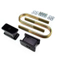 4" Rear Drop Lowering Block Kit with U-bolts For 1982-2004 S10 Chevy