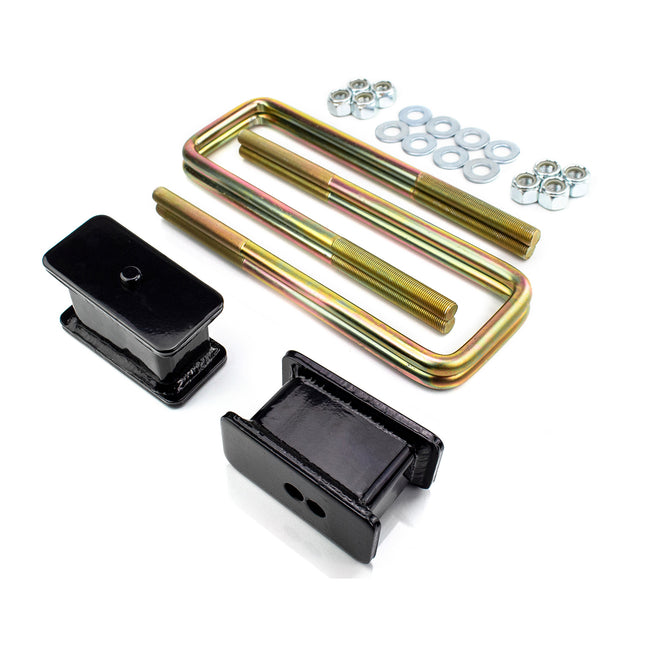 4" Rear Lift Block Kit w/ U-bolts For 2007-2021 Toyota Tundra