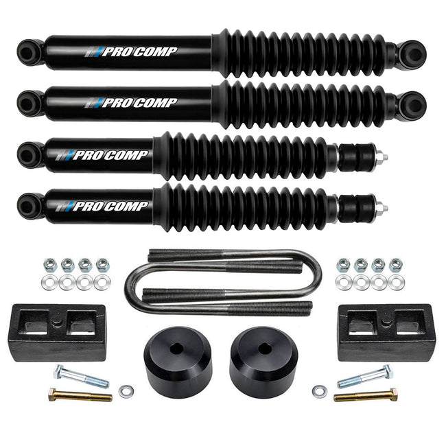 2" Lift Kit For 2005-2010 Ford F350 Super Duty 4X4 w/ Pro Comp Shocks