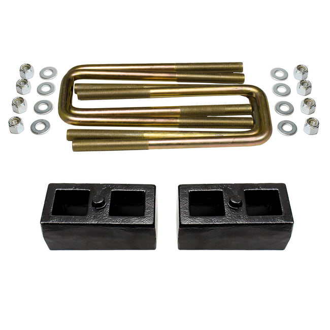 1.5" Rear Lift Kit For 2001-2010 GMC Sierra 1500HD Blocks w/ U-bolts