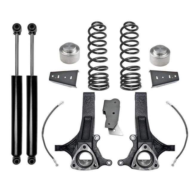4.5"/5" Lift Kit For 2009-2018 Dodge Ram 1500 2WD w/ Rear Shocks