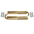 4 ea Round Zinc Coated U Bolts for 3.5" Axle 10.5" Long 9/16" diameter - The Suspension Specialists