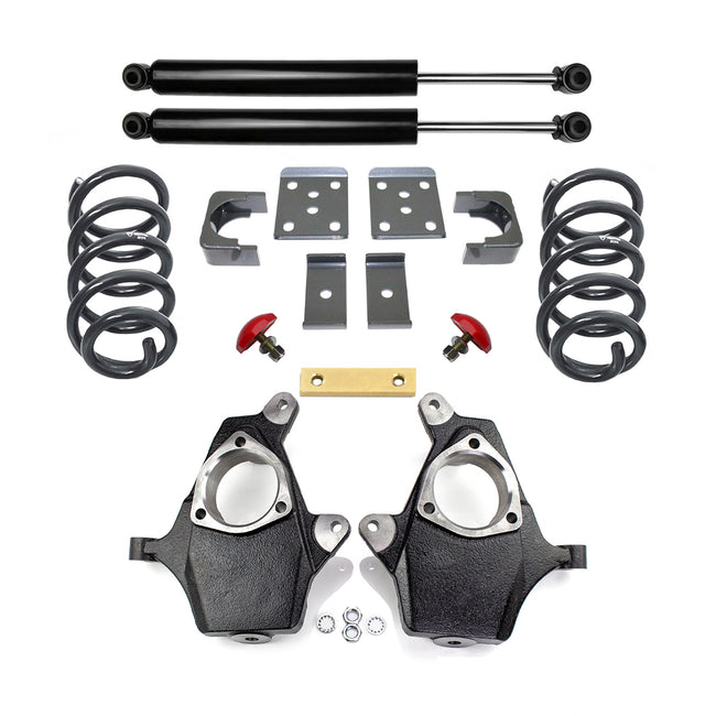 5"/7" Drop Lowering Kit For 2007-2013 Chevy Silverado GMC Sierra 1500 V8 2WD