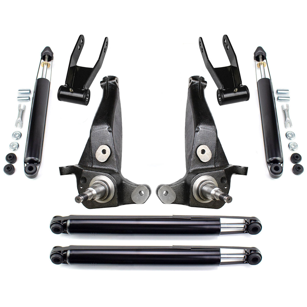 4-Piece Front & Rear Shock Absorber Set For 1998-2011 Ford Ranger 4x4 / 4WD - FCS Brand