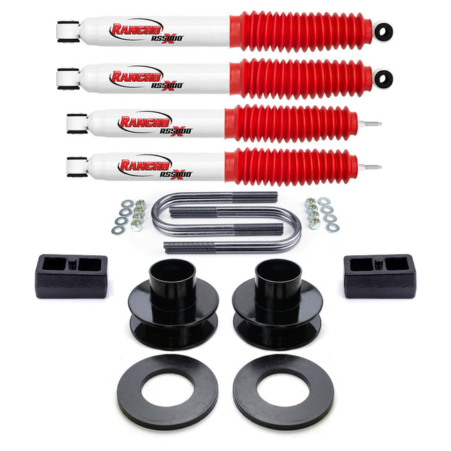 2.5"/2" Lift Kit w/ Rancho Shocks For 2005-2010 Ford F350 Super Duty 4X4