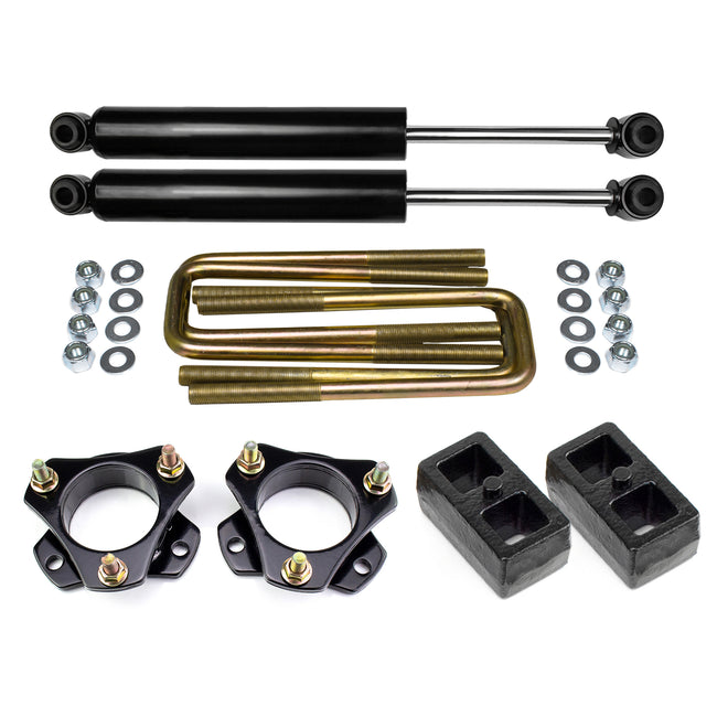 Fits 1995.5-2004 Toyota Tacoma 6LUG 2WD 3"/2" Leveling Lift Kit w/ Rear Shocks
