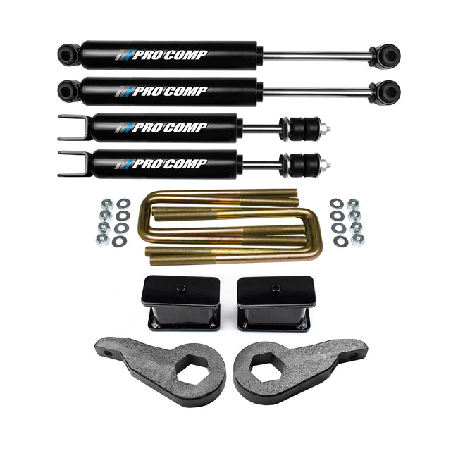 3" Full Lift Kit w/ Pro Comp Shocks For 1999-2007 Chevy Silverado GMC Sierra 4X4