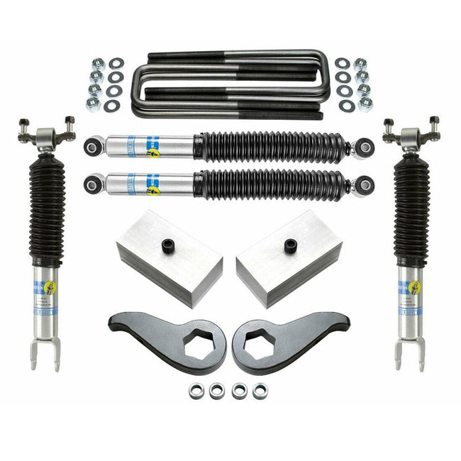 3"/2" Leveling Lift Kit For 2011-2018 GMC Sierra 3500HD w/ Bilstein Shocks