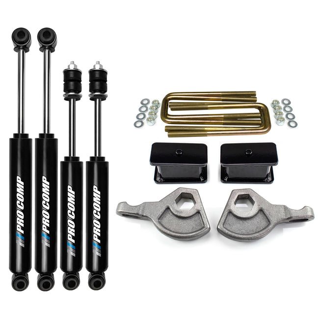 Fits 1997-2004 Dodge Dakota 4X4 3" Lift Kit w/ Pro Comp Shocks