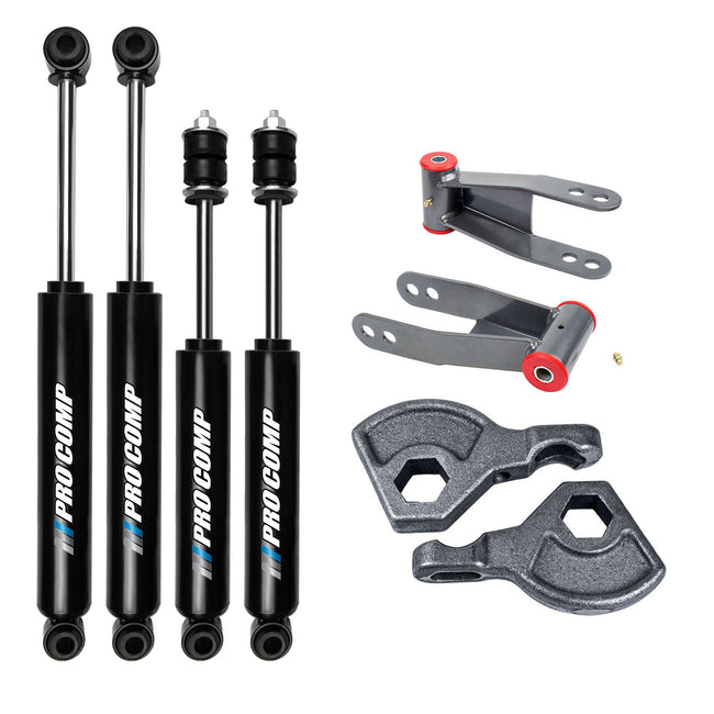 3" Leveling Lift Kit For 1997-2003 Dodge Durango 4X4 w/ ProComp Shocks