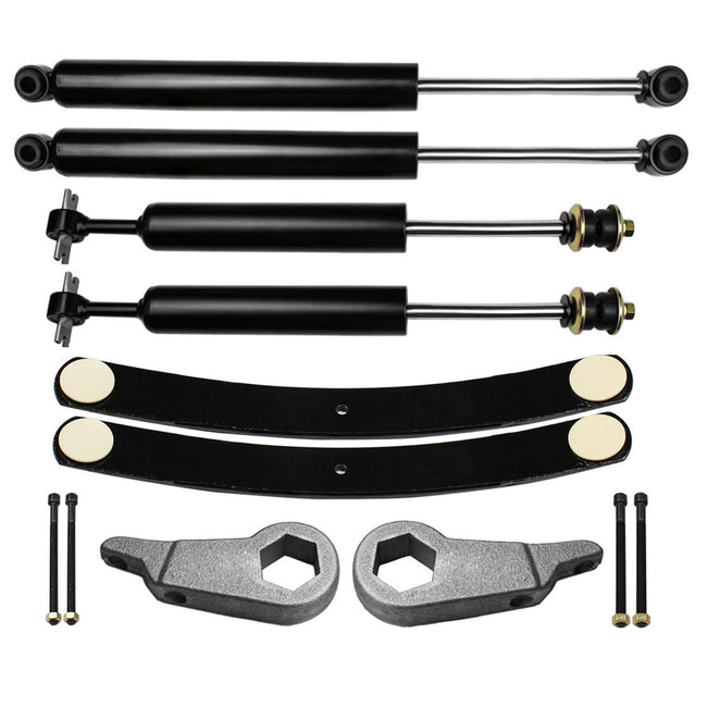 3" Leveling Lift Kit For 1998-2011 Ford Ranger w/ Shocks and Add-A-Leaf