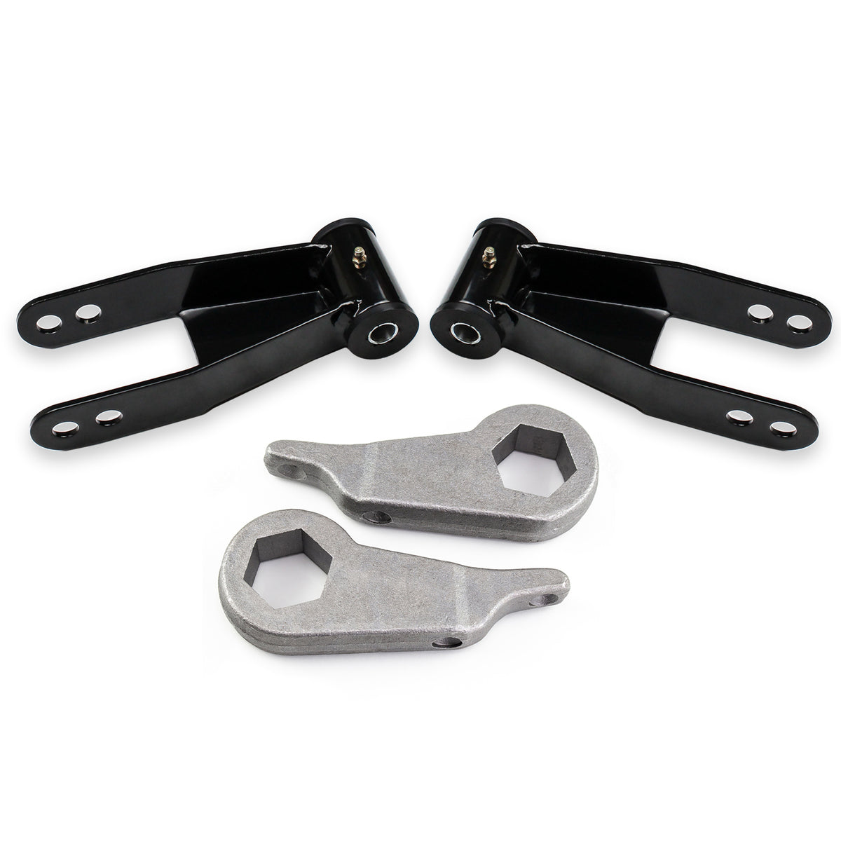 Tech Custom Rear Shackle 1-2 Inch Lift Kit For Ford Mazda Pick-Up 1998+ 2WD 4WD - Heavy Duty Powder Coated Steel