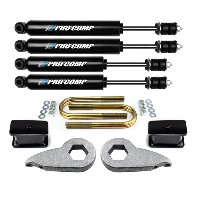 3" Full Lift Kit For 1997-2004 Ford F150 4X4 w/ Pro Comp Shocks