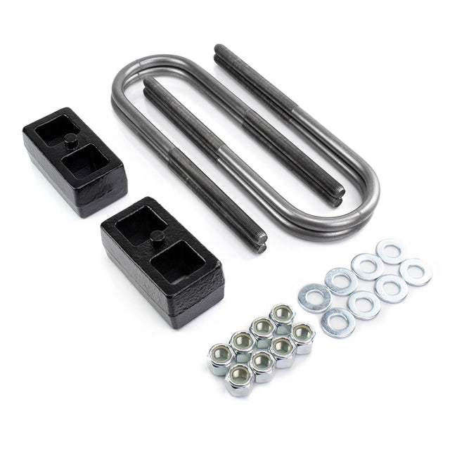 1" Rear Lift Kit For 2005-2010 Ford F250 F350 Super Duty 2WD Blocks w/ U-bolts