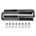 U-Bolts 15 3/8" Long 9/16" Dia for Lift Kits fits 2.5" Wide Leaf Springs - The Suspension Specialists
