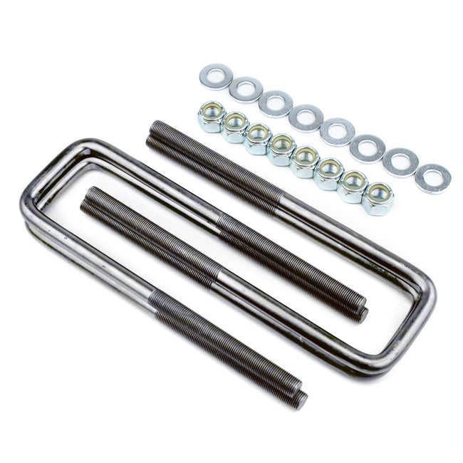 2" Rear Lift Kit For 1994-2001 Dodge Ram 1500 4X4 Blocks w/ U-bolts