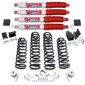 WULF 3"/2" Leveling Lift Kit w/ Skyjacker Shocks For 2007-2018 Jeep JK Wrangler