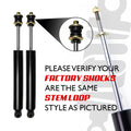 For 1973-1979 Ford F100 2WD 4" Rear Drop Lowering Kit w Hanger Shackle + Shocks