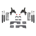 4"/6" Drop Lowering Kit w Shocks For 1992-1998 Chevy Silverado GMC Sierra V6 2WD