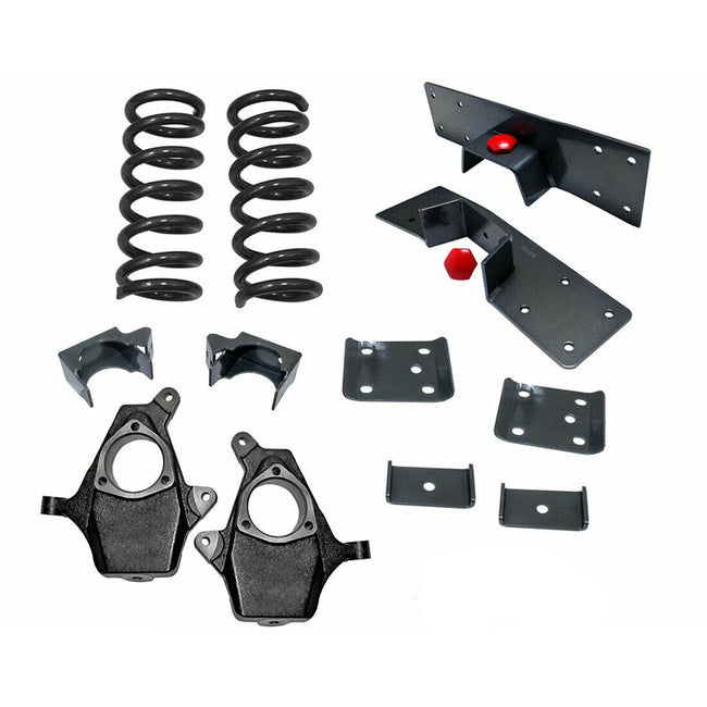4"/6" Drop Lowering Kit Fits 1999-2007 Chevy Silverado GMC Sierra V6 2WD