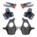 2"/4" Drop Lowering Kit w/ Spindles For 1999-2007 Chevy Silverado GMC Sierra 2WD