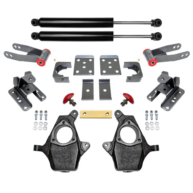2"/4" Lowering Drop Leveling Kit For 2007-2013 Chevy Silverado GMC Sierra 1500