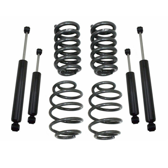 2" Front 4" Rear Lowering Kit with Shocks For 1965-1972 Chevy C10 V8 2WD