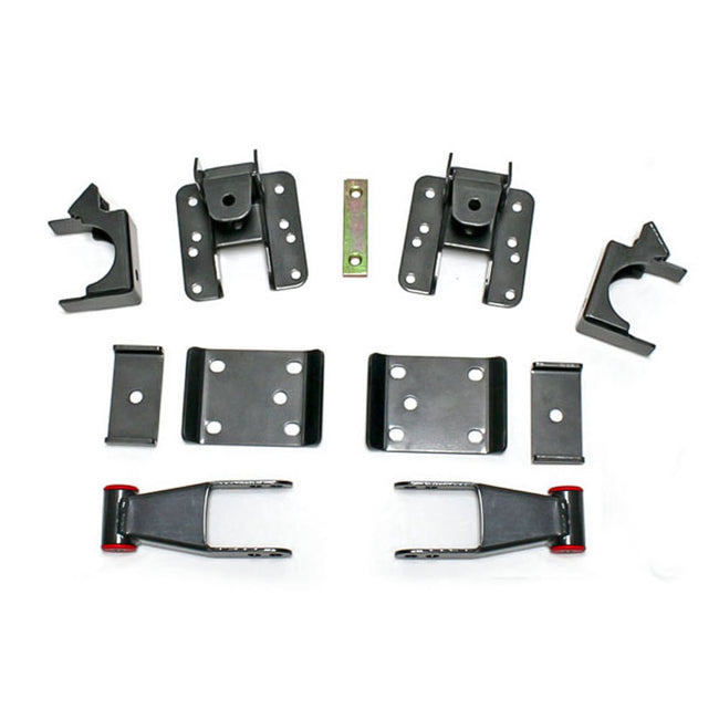 2"/4" Lowering Leveling Kit For 2007-2013 Chevy Silverado GMC Sierra V6 w Shocks