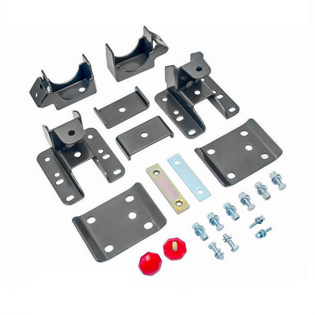 3" Front 7" Adj Rear Lowering Kit For 2014-2018 Chevy Silverado GMC Sierra V6