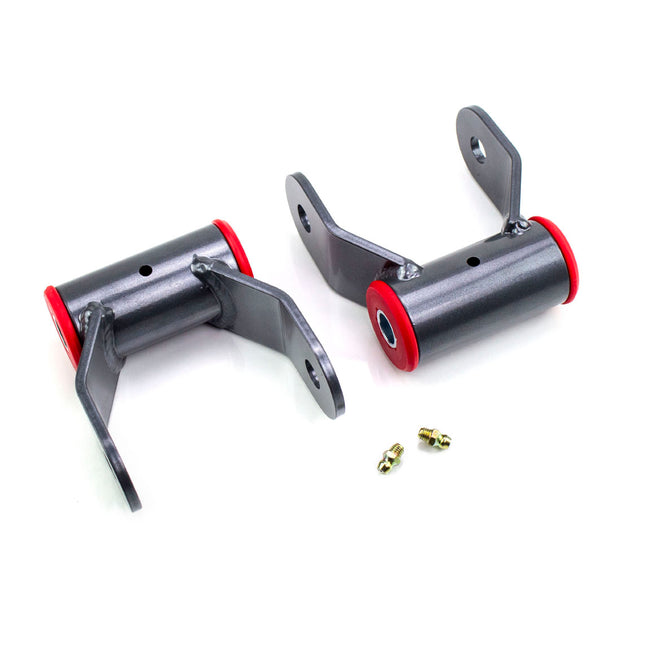 2" Rear Drop Lowering Shackle Kit For 2002-2008 Dodge Ram 1500