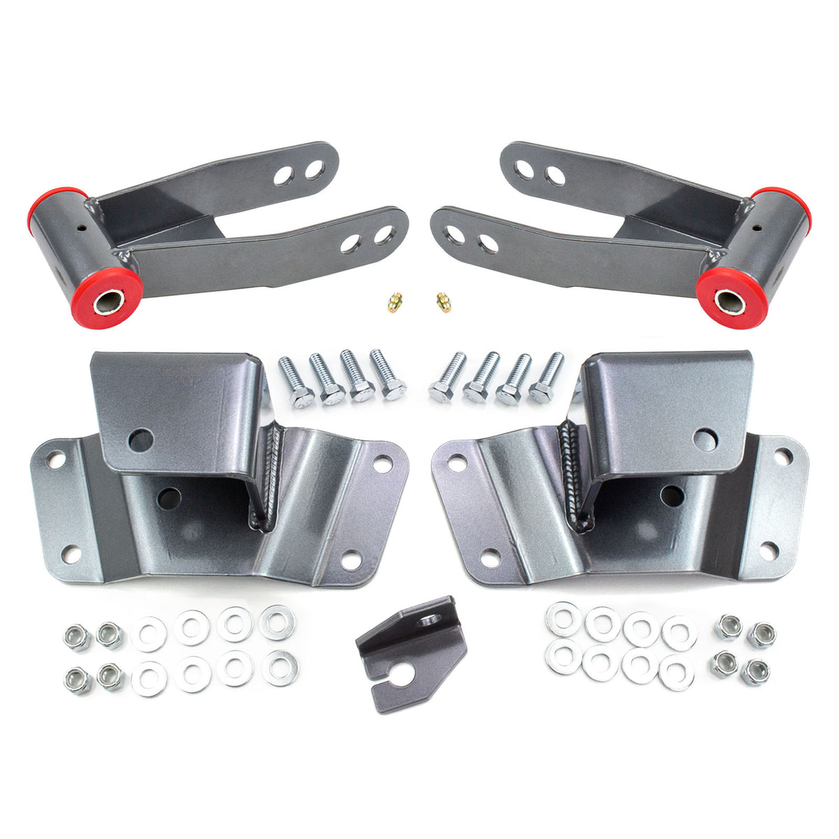 3" Front / 5" Rear Lowering Kit For 1988-1998 Chevy GMC C1500 - Drop Spindles & Components