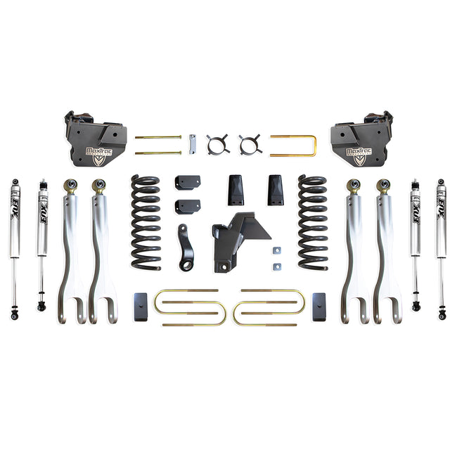 4" Lift Kit For 2019-2024 RAM 3500 4WD w/ 4-Links, Fox Shocks