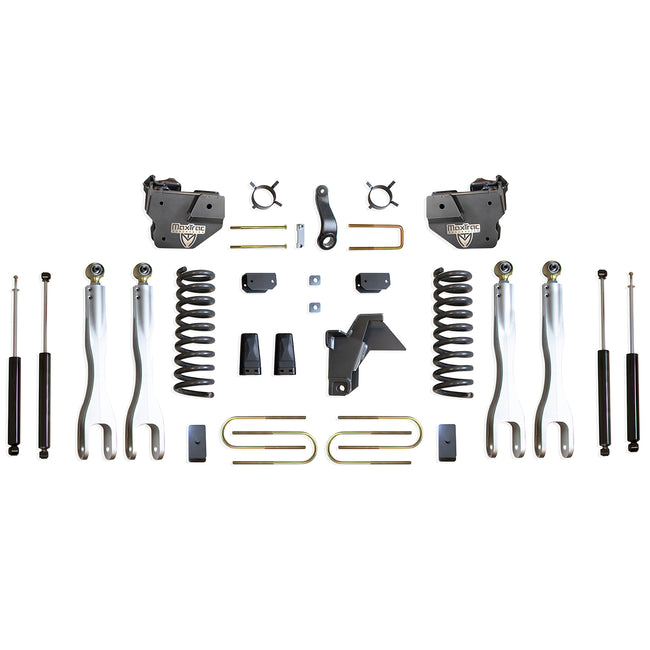 4" Lift Kit For 2019-2024 RAM 3500 4WD w/ 4-Links, Shocks