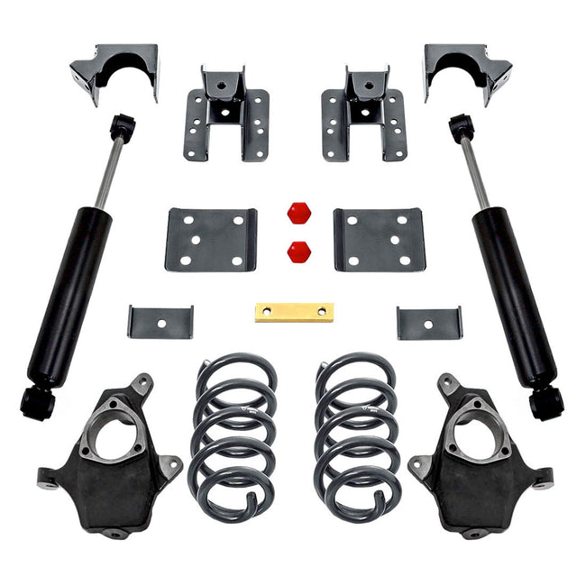 4"/6" Lowering Kit For 2007-2013 Chevy Silverado GMC Sierra 1500 V8 w/ Shocks